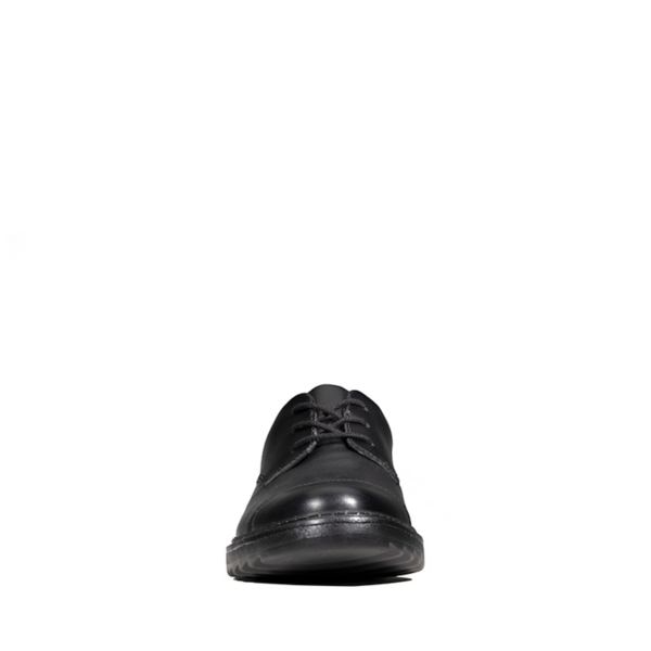 Clarks Girls Asher Soar Youth School Shoes Black | CA-5412763